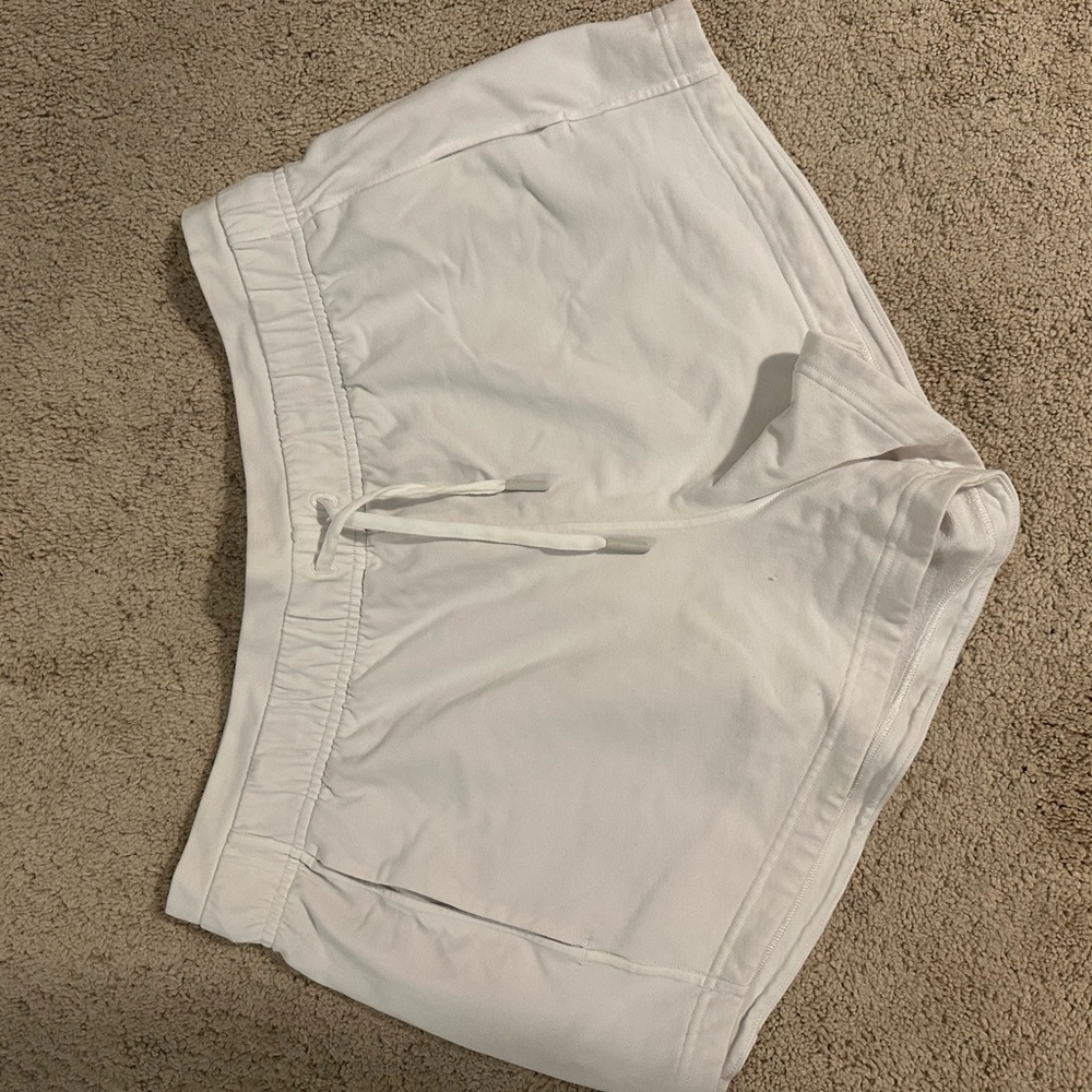 White Lululemon Shorts